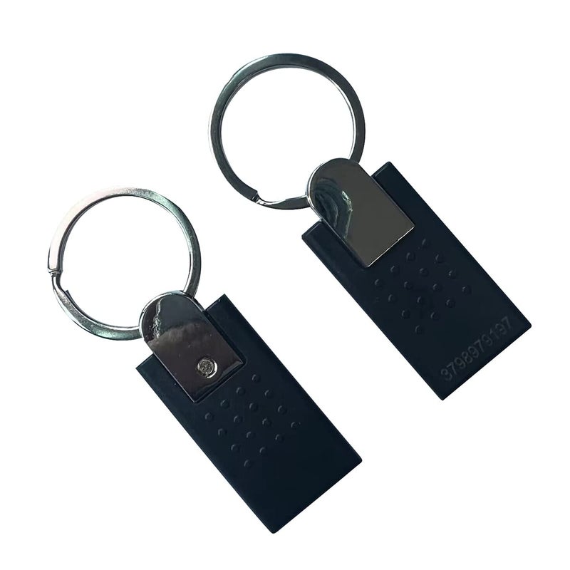 YARONGTECH 125khz RFID Access Key Fob Black Color Metal (Pack of 5) - Image 2